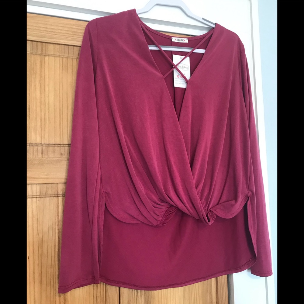 Long sleeve blouse